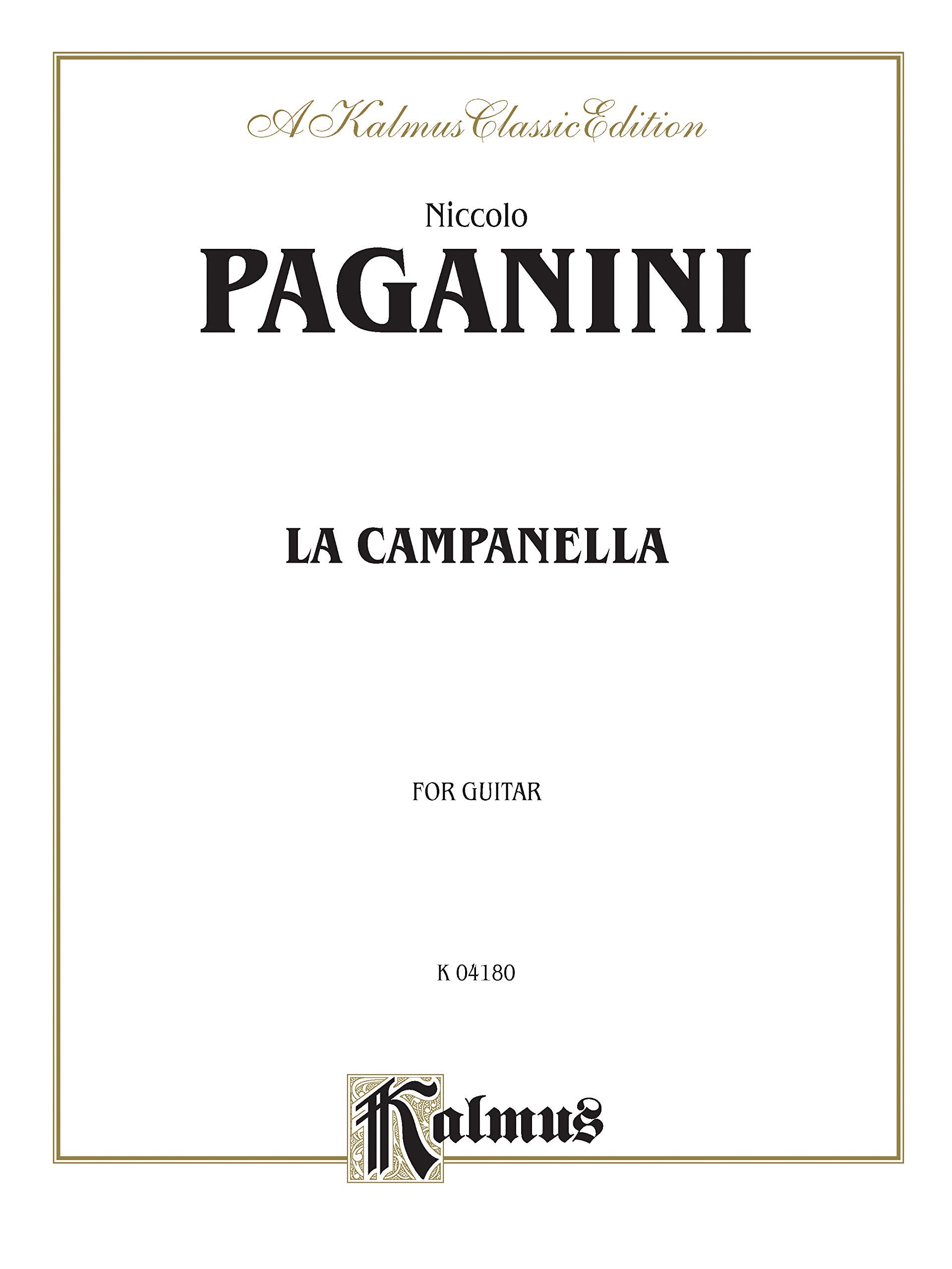 La Campanella (Kalmus Edition),Used