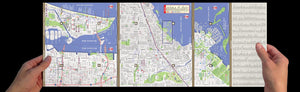 StreetSmart Miami Map by VanDam: Miami Beach & Gold Coast  Laminated pocket size City Street & Freeway Map to Miami and Dade Co,Used