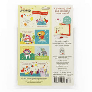 Birthday Wishes: Greeting Card Book With Envelope and Decorative Foil Seal (Little Bird Greetings Keepsake Book),Used