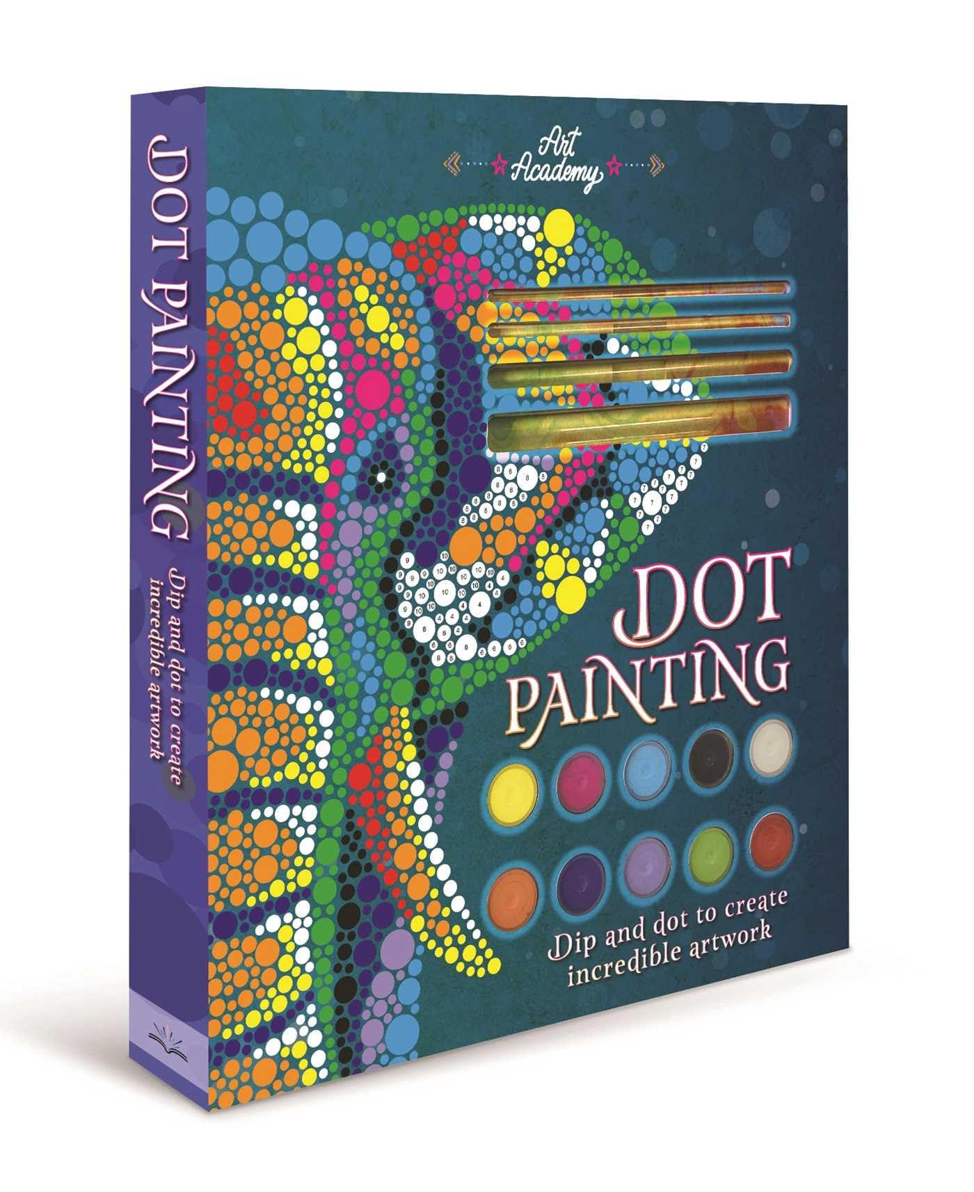 Art Academy Dot Painting: Dip and Dot to Create Incredible Artwork,New