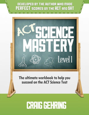 ACT Science Mastery Level 1: The Ultimate Workbook to Help You Succeed on the ACT Science Test,Used
