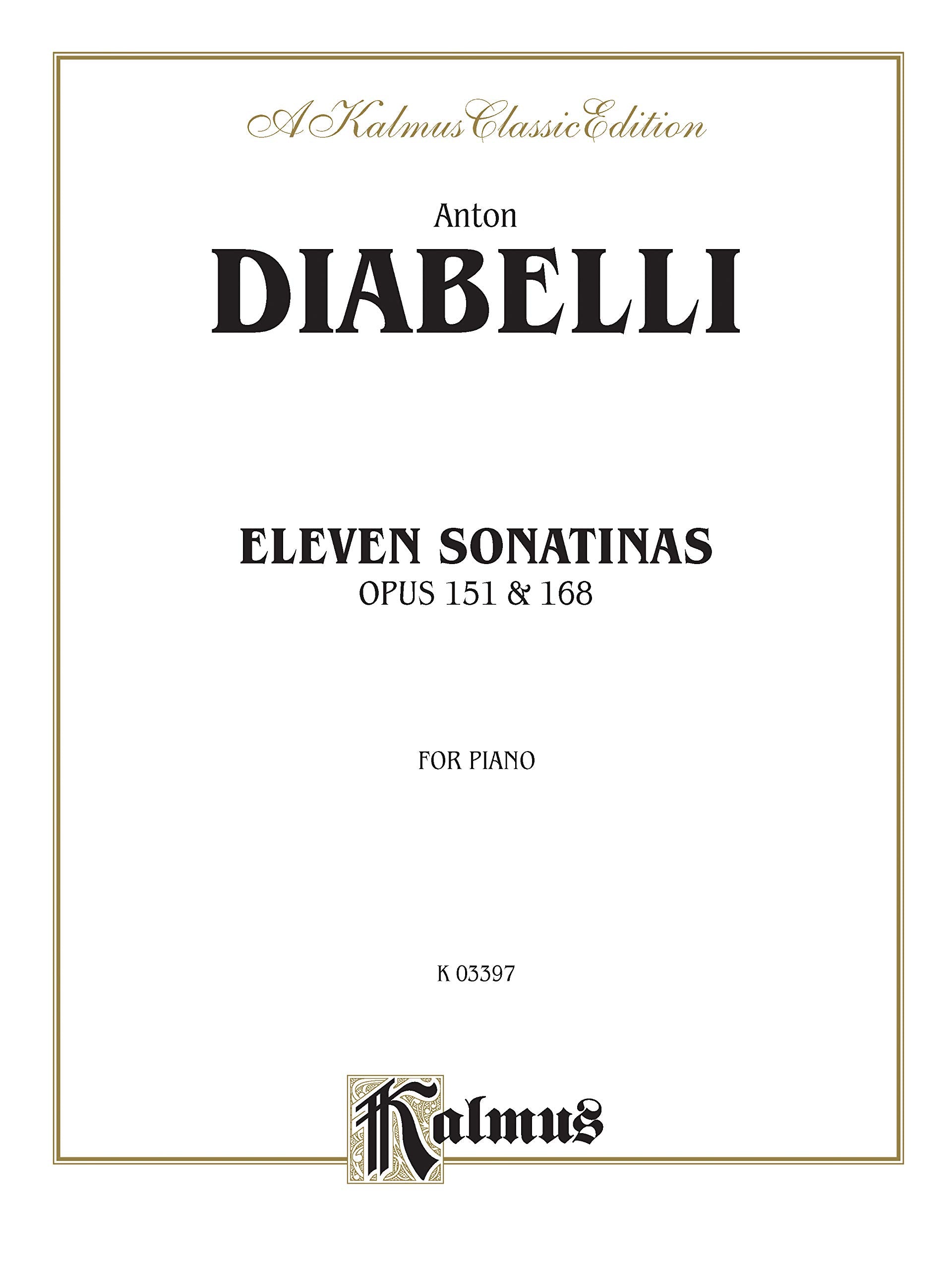 Eleven Sonatinas (Kalmus Edition),New