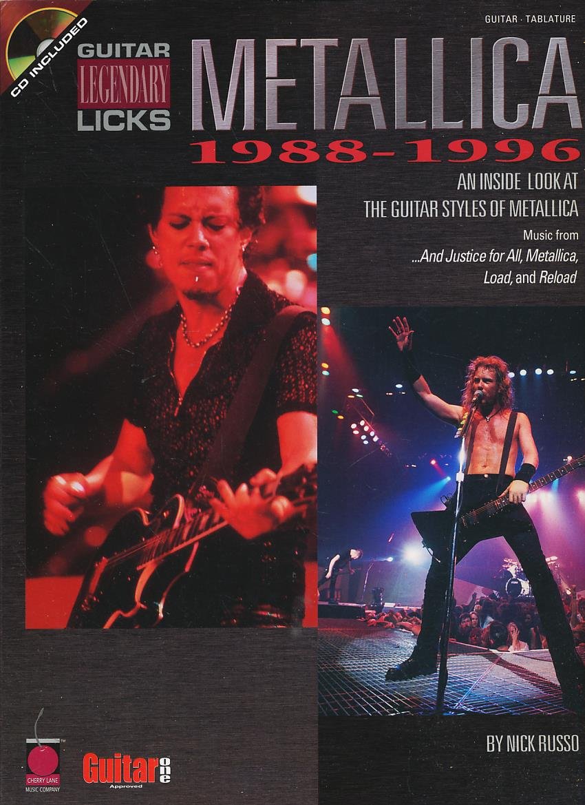 Metallica  Legendary Licks 19881996 Book/Online Audio (Legendary Licks Series),Used