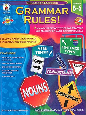 Skills for Success: Grammar Rules!, Grade Level 56,Used