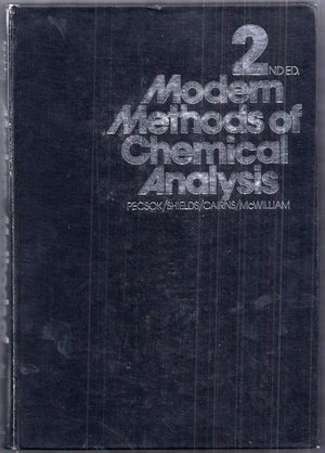 Modern Methods Of Chemical Analysis-used