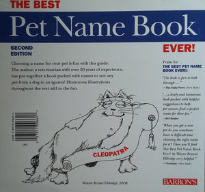 The Best Pet Name Book Ever!,Used