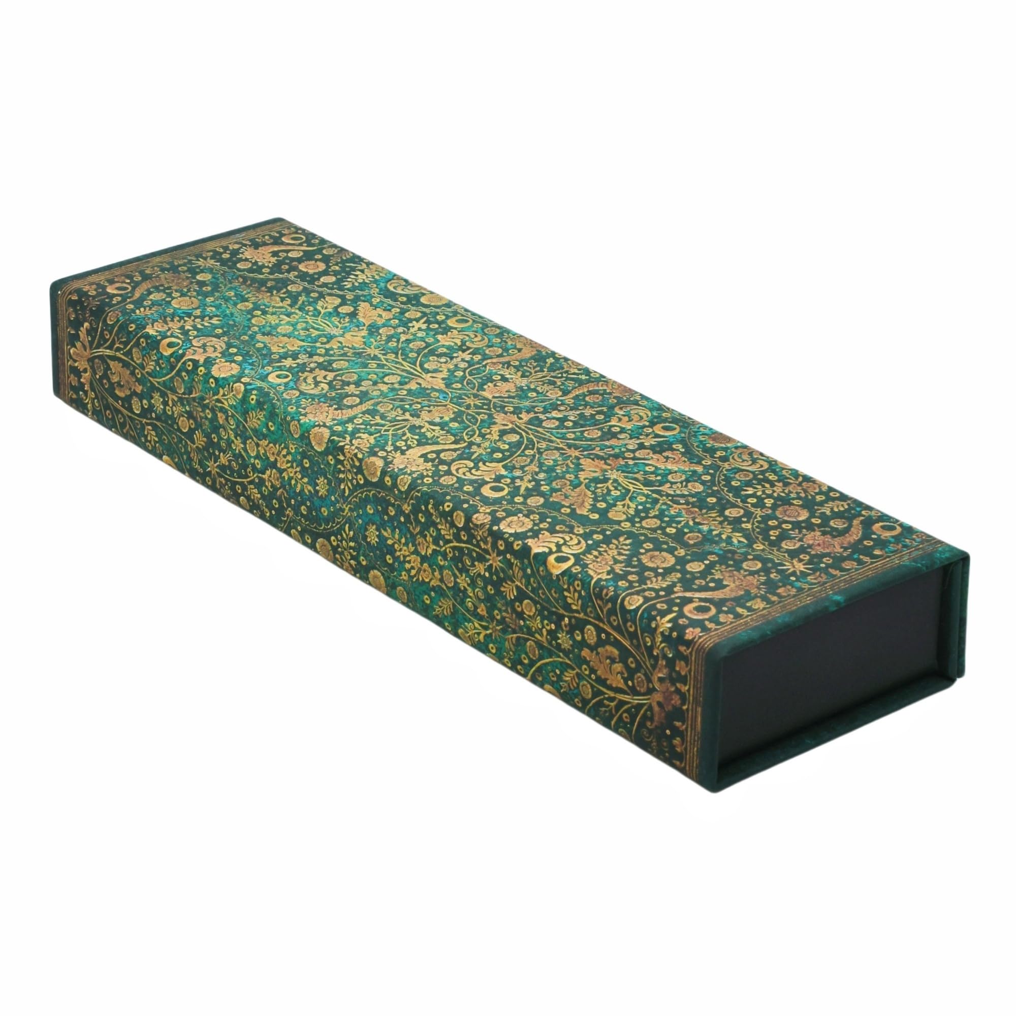 Emerald Flower Pencil Case, MarshS Library By Paperblanks (NatureS Grace)