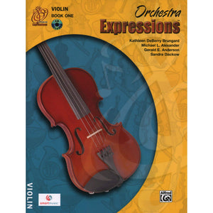 Orchestra Expressions, Book One Student Edition: Violin, Book & Online Audio,New