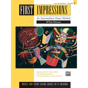 First Impressions: Music and Study Guides, Volume 5 Book,Used