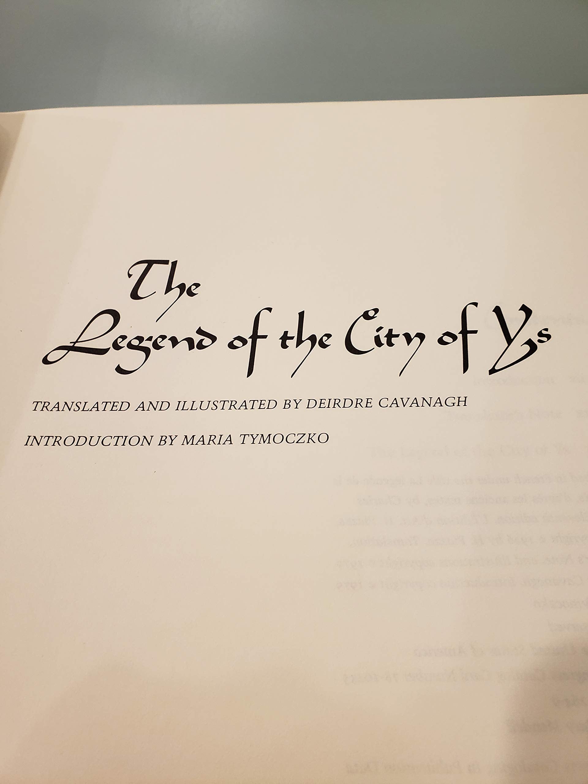Legend of the City of Ys (English and French Edition),Used