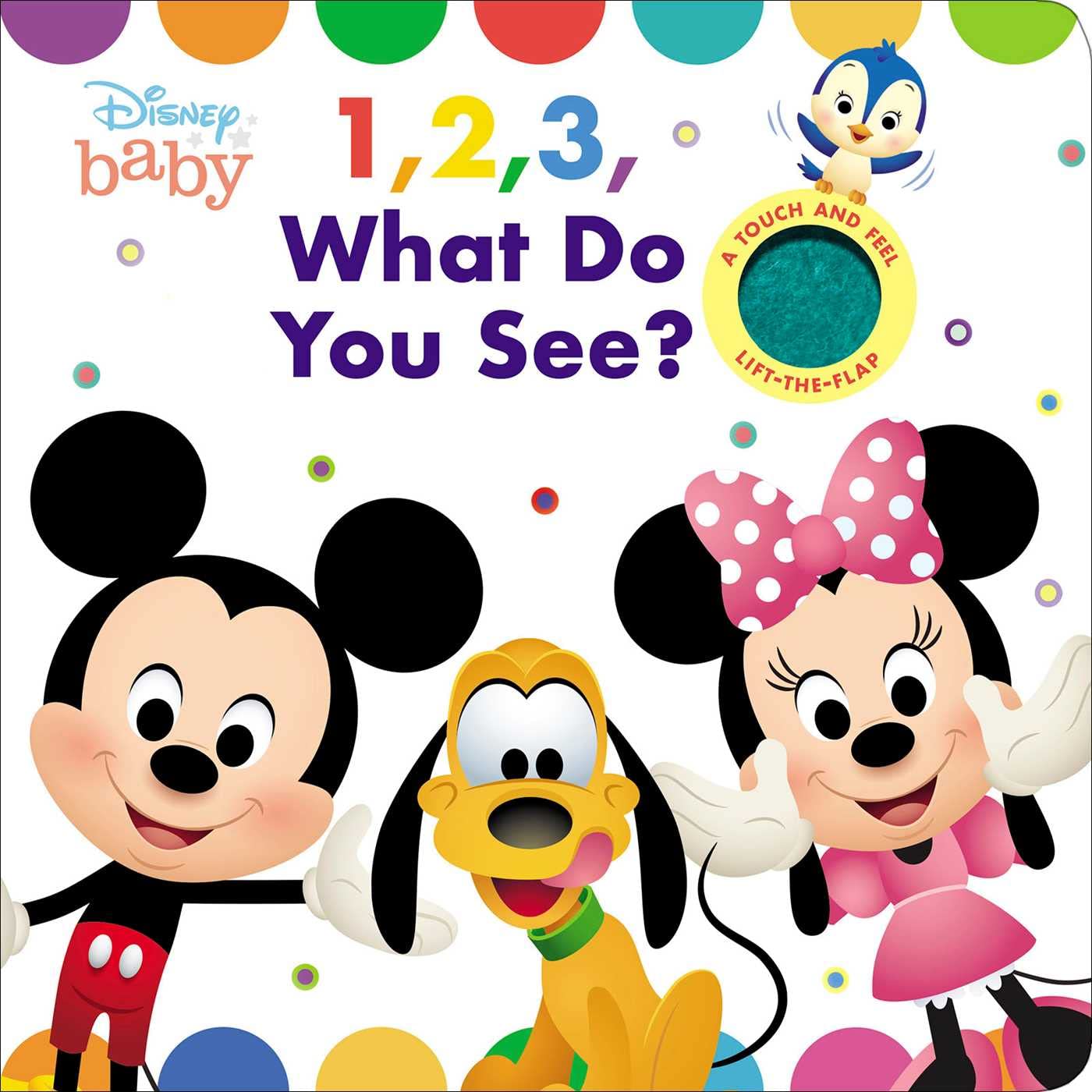 Disney Baby: 1, 2, 3 What Do You See? (Cloth Flaps),Used