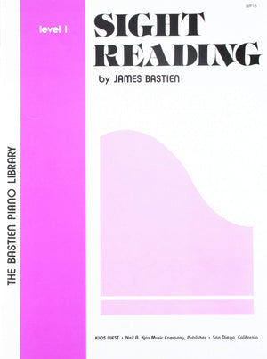 Wp16  Sight Reading  Level 1  Bastien Piano Library,Used