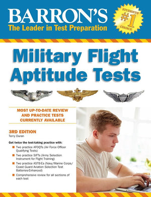 Barron's Military Flight Aptitude Tests,Used