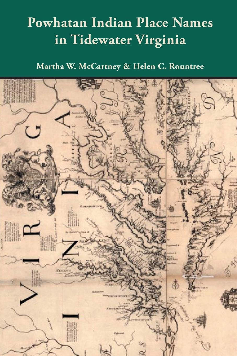Powhatan Indian Place Names In Tidewater Virginia,Used