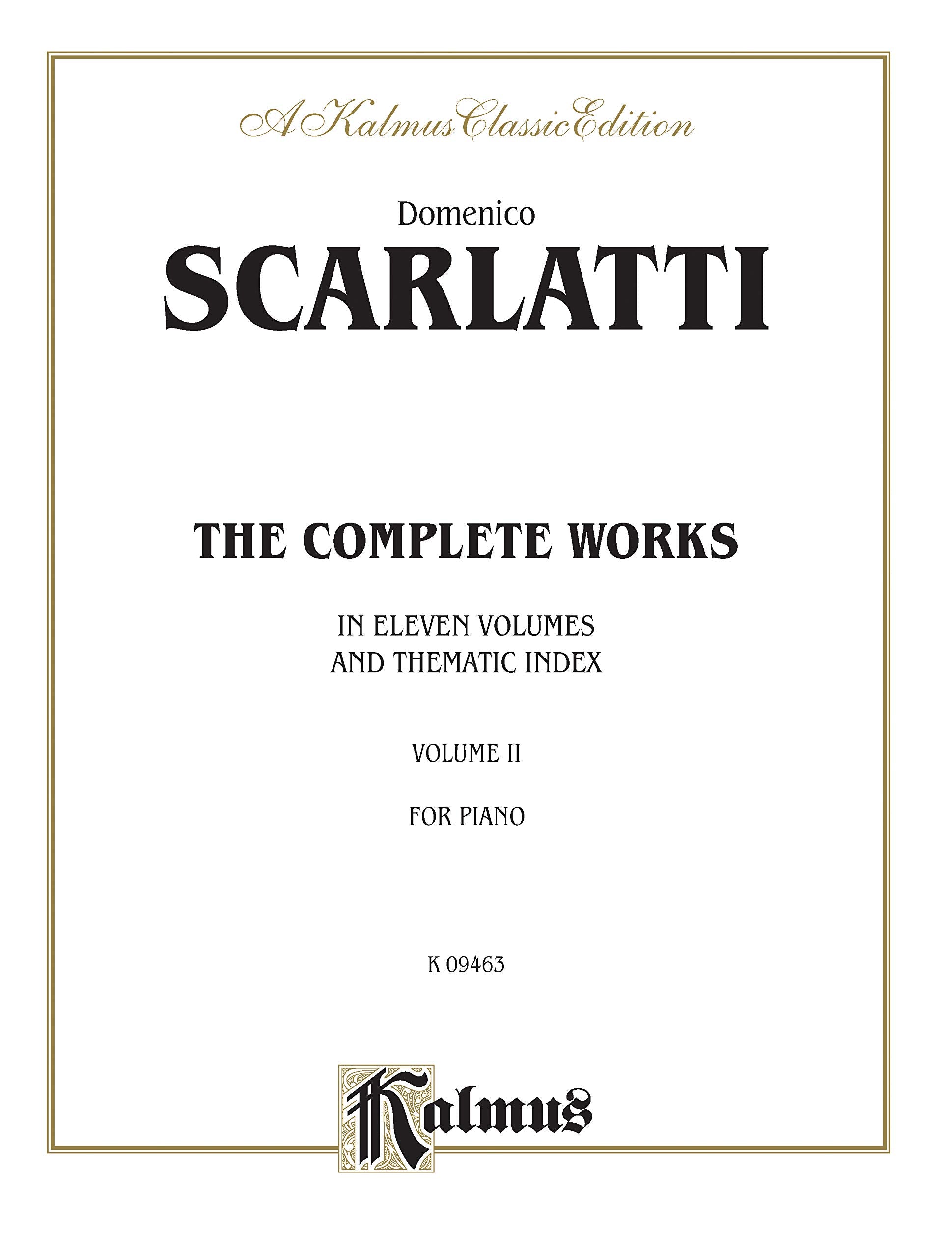 The Complete Works, Vol 2 (Kalmus Edition, Vol 2),Used