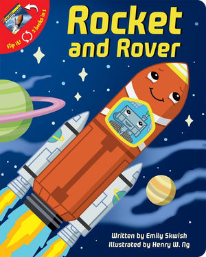 Rocket and Rover and All About Rockets 2in1 Board Book  PI Kids
