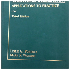 Foundations Of Clinical Research: Applications To Practice (3Rd Edition),New