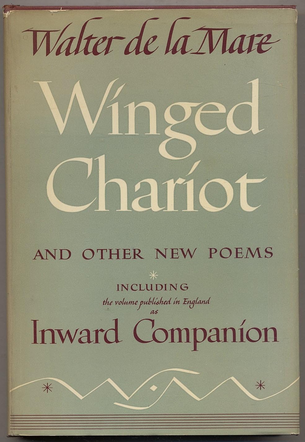 Winged Chariot and Other Poems,Used