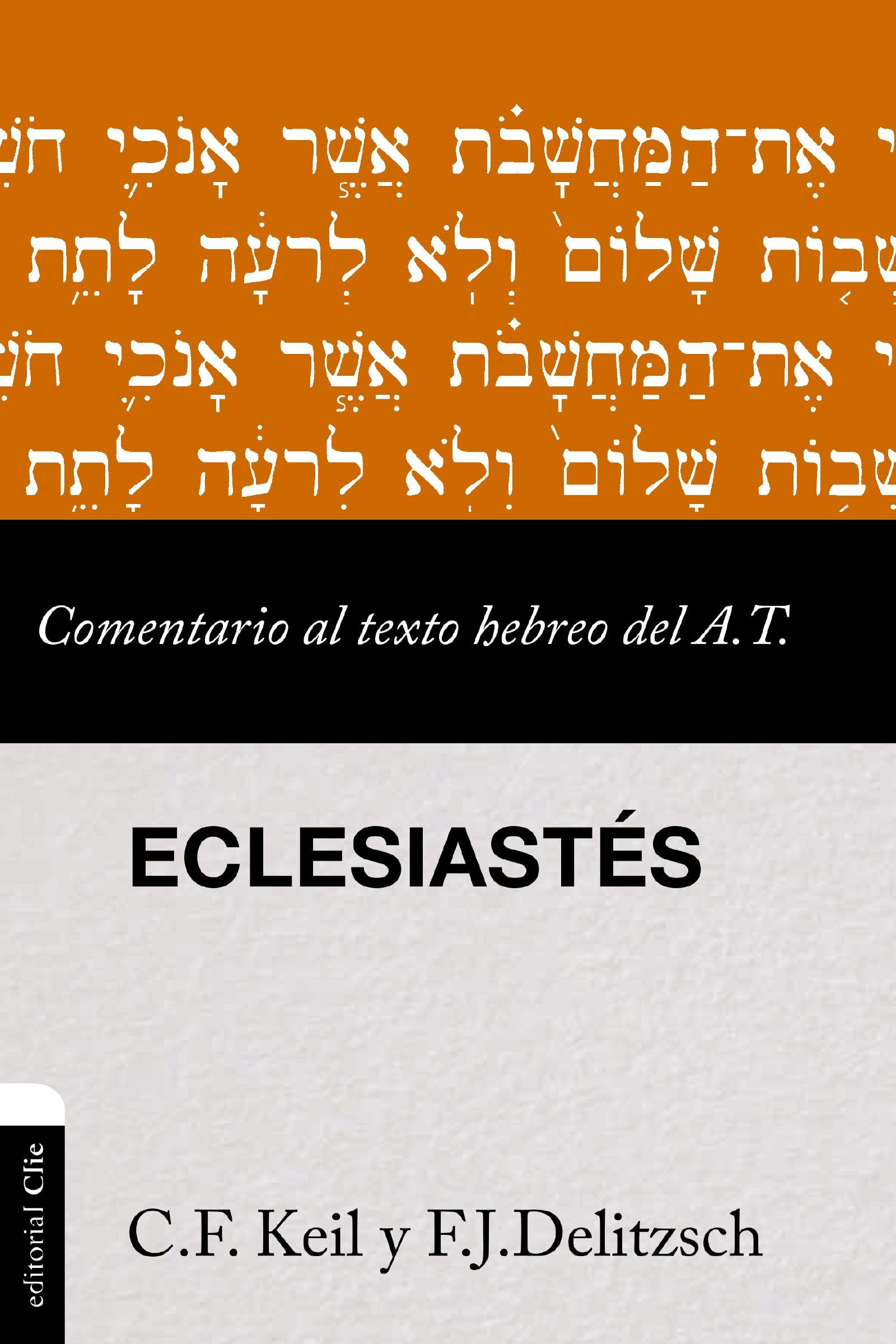 Comentario Al Texto Hebreo Del Antiguo Testamento  Eclesiasts (Spanish Edition),Used