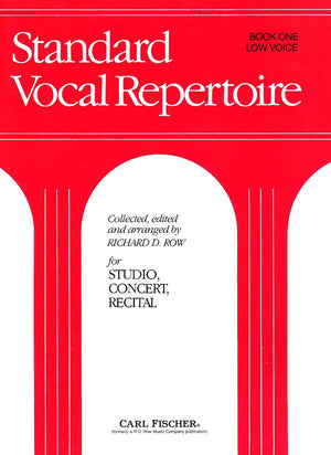 RB46  Standard Vocal Repertoire: Low Voice, Book 1 (CHANT),Used
