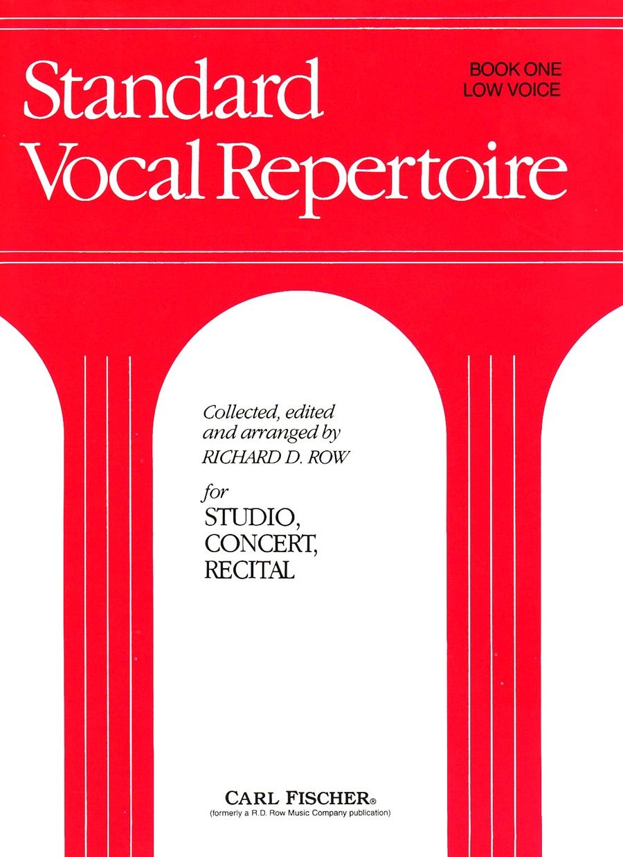 RB46  Standard Vocal Repertoire: Low Voice, Book 1 (CHANT),Used