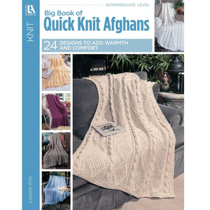 Big Book of Quick Knit Afghans24 Quick & Easy SolidColor Wraps,Used