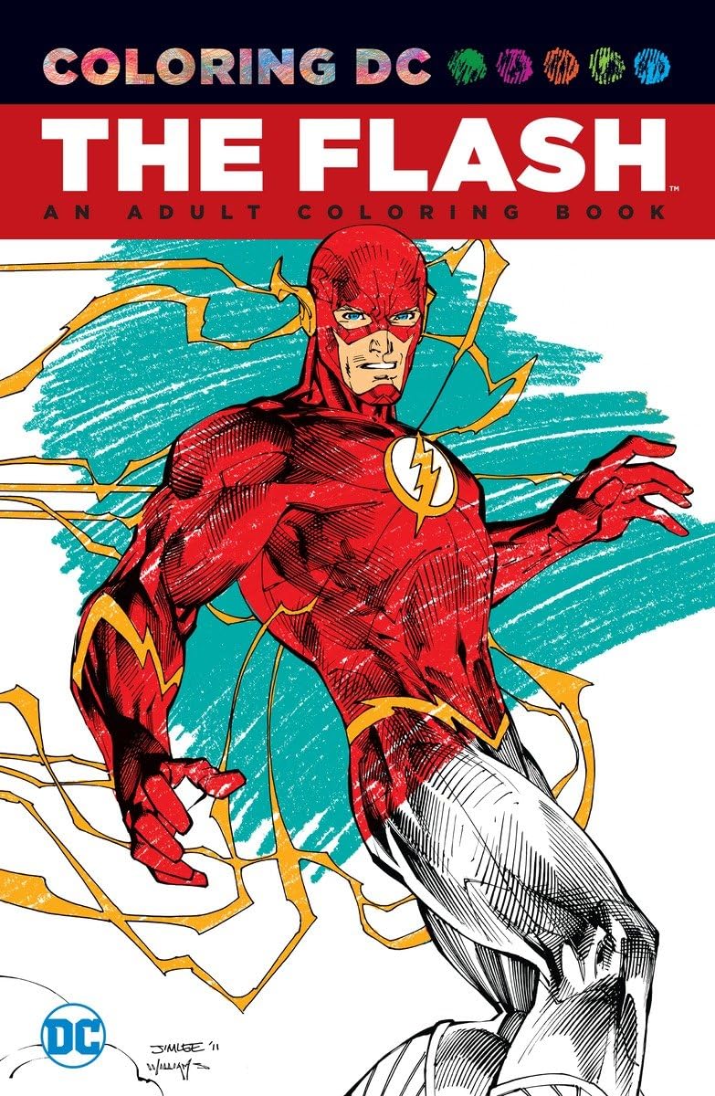 The Flash Adult Coloring Book: An Adult Coloring Book,Used