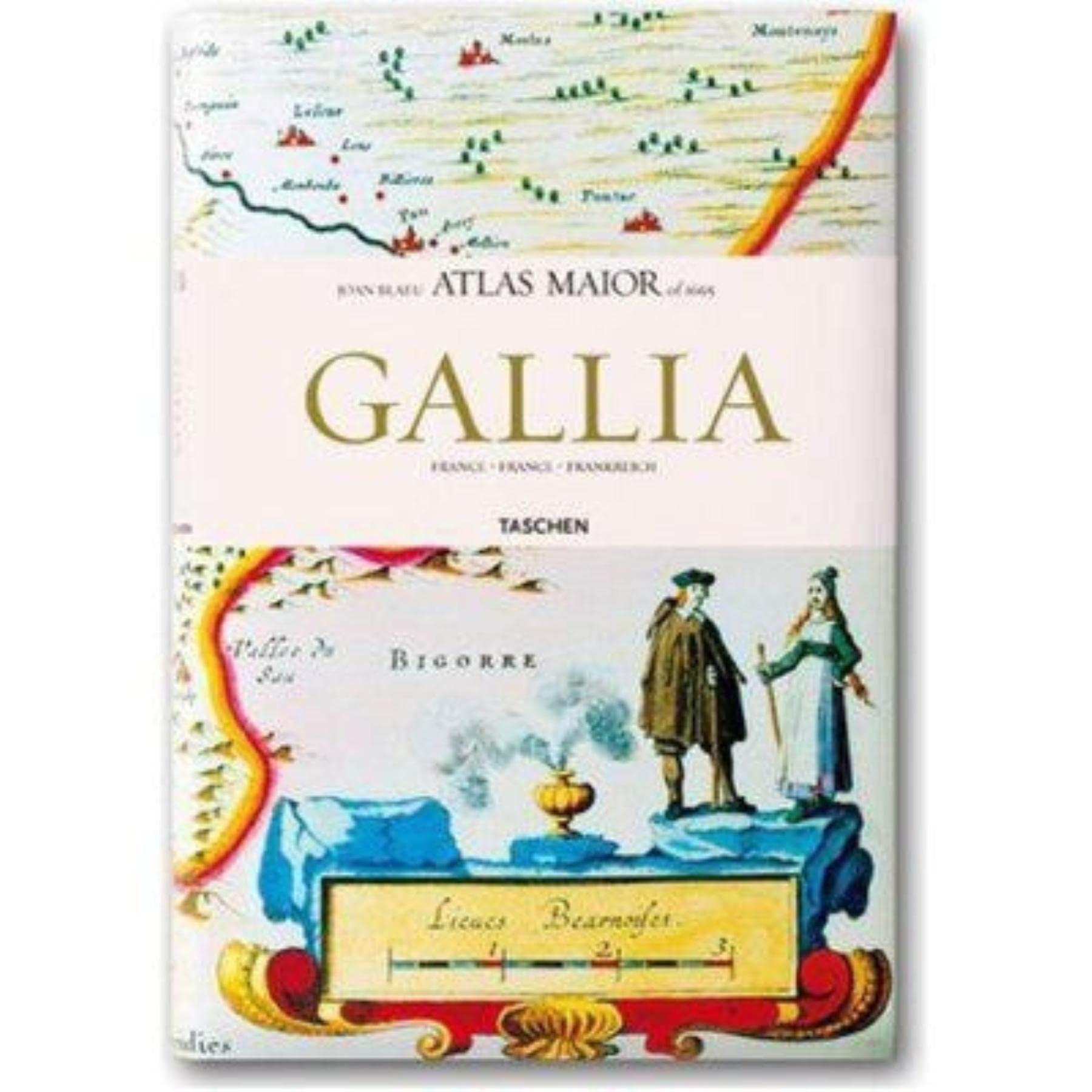 Joan Blaeu Atlas Maior 1665 Gallia: France, Frankreich,Used