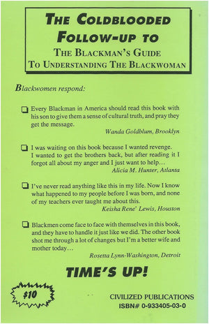 The Blackwoman's Guide to Understanding the Blackman,Used
