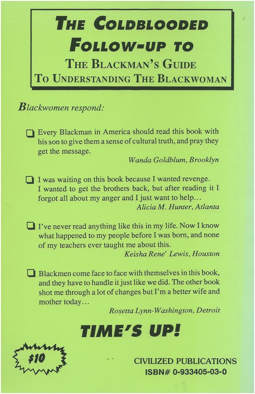 The Blackwoman's Guide to Understanding the Blackman,Used