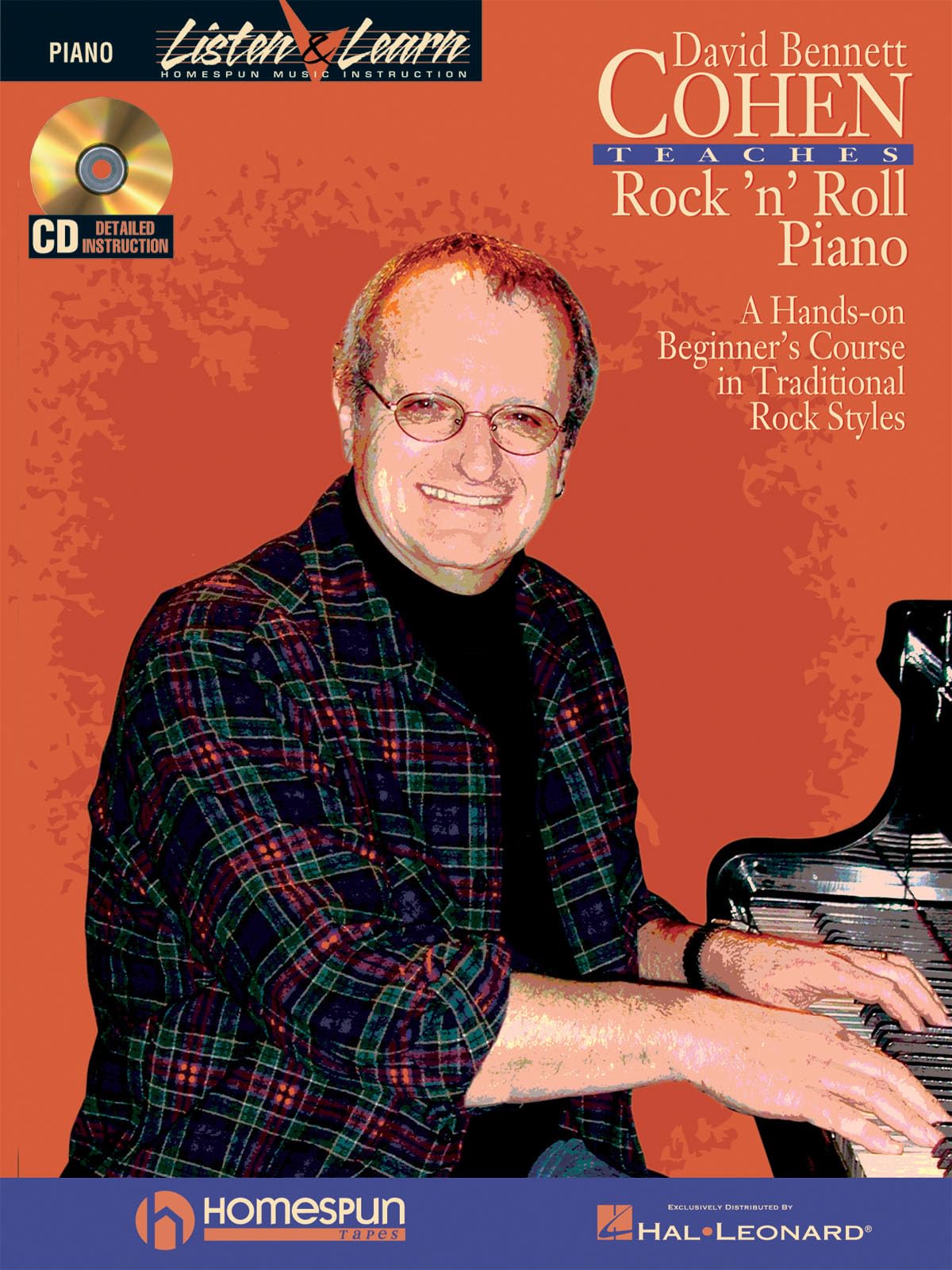 David Bennett Cohen Teaches Rock'n'Roll Piano: A HandsOn Beginner's Course in Traditional Rock Styles,Used