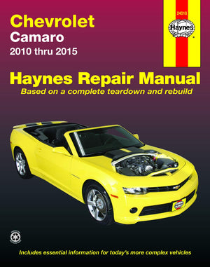 Chevrolet Camaro (1015) Haynes Repair Manual (Does not include information specific to Z28 models. Includes thorough vehicle co,Used