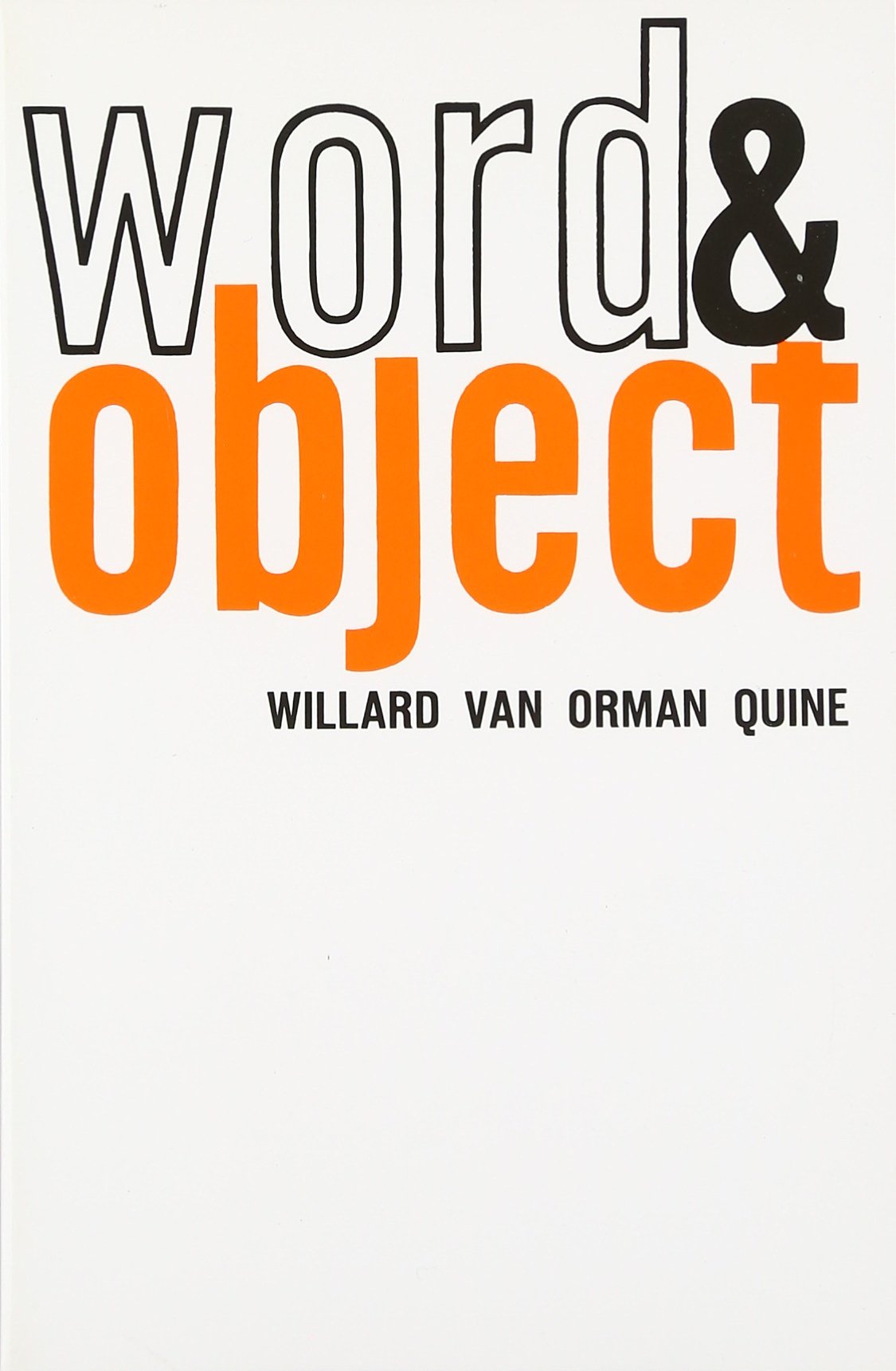 Word And Object,Used