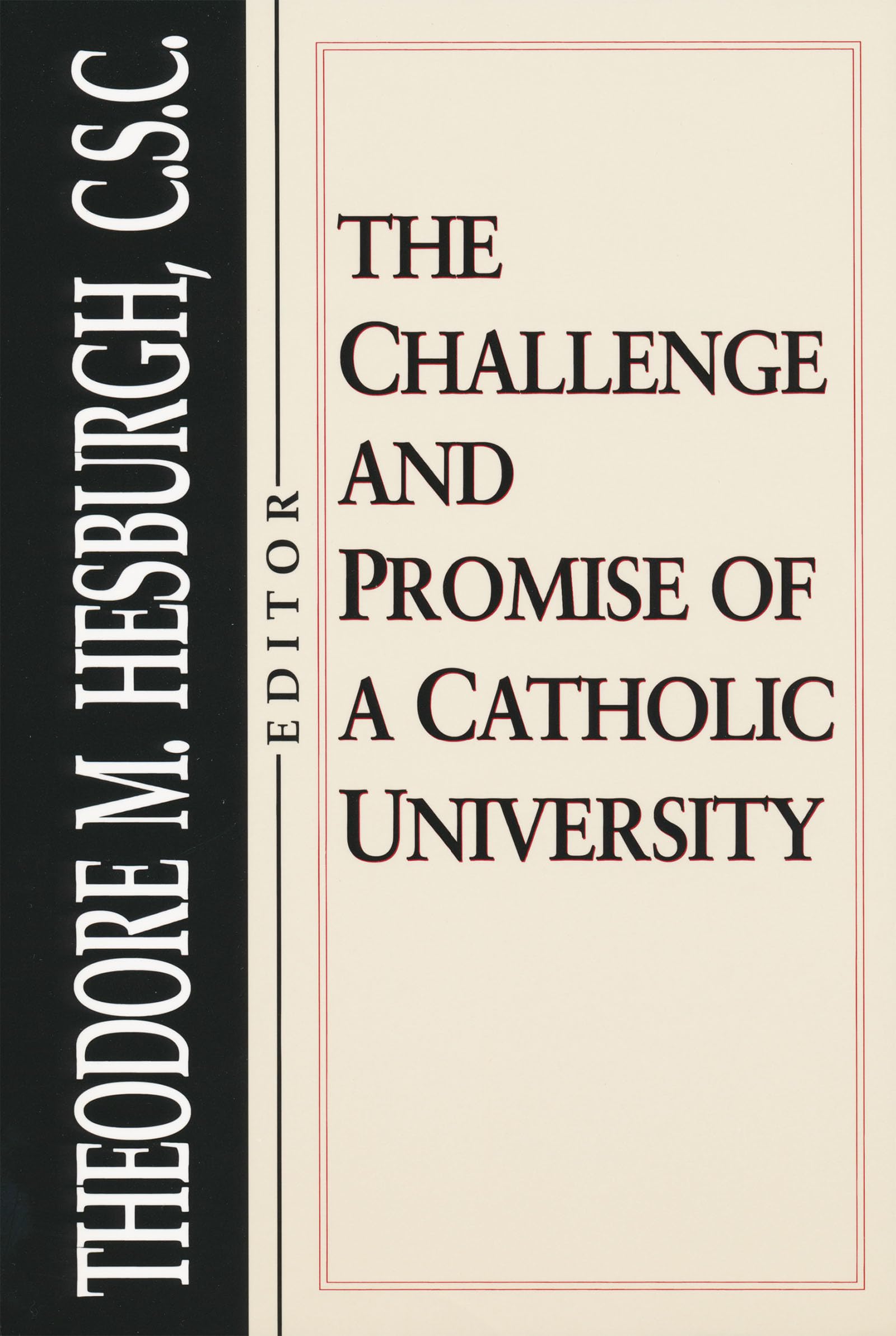 Challenge and Promise of a Catholic University,Used