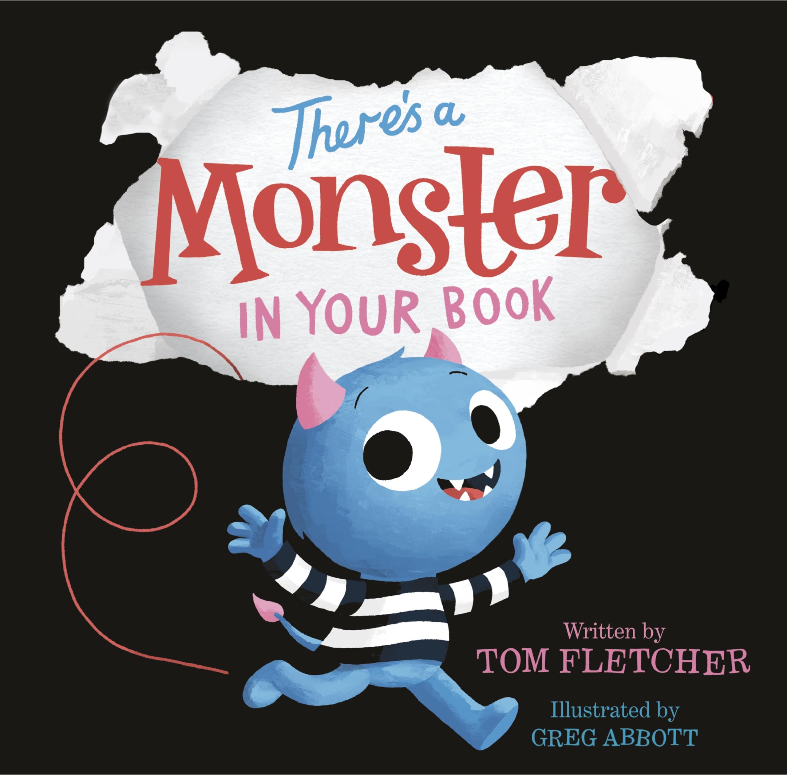 There's a Monster in Your Book: A Funny Monster Book for Kids and Toddlers (Who's In Your Book?),Used