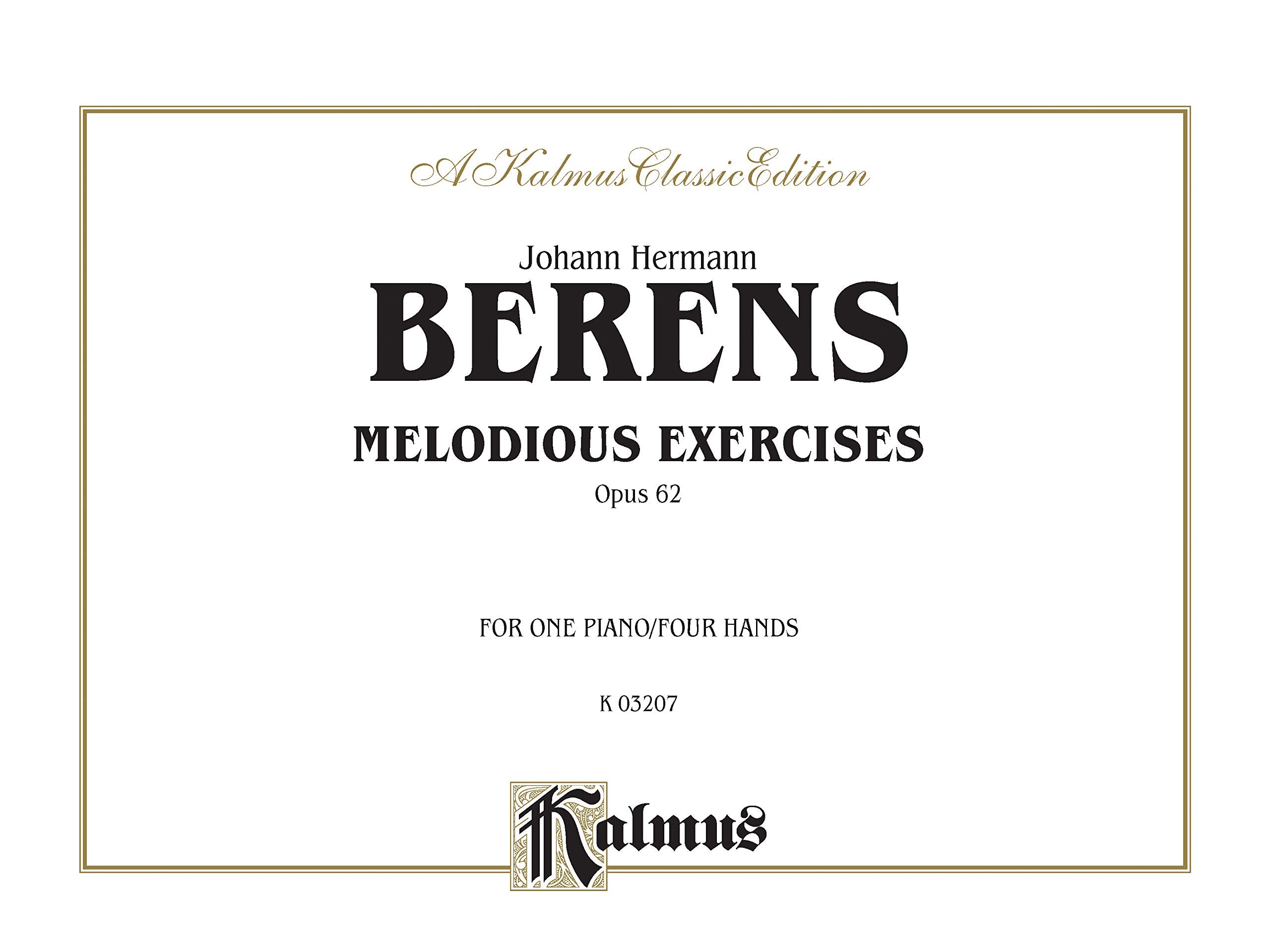 Melodious Exercises, Op. 62: Comb Bound Book (Kalmus Edition),Used