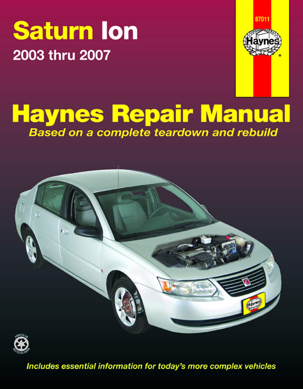 Saturn Ion (0307) Haynes Repair Manual (Automotive Repair Manual),Used