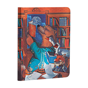 Paperblanks  Moonlight Stories  Merrymakers  Hardcover  Midi  Lined  Elastic Band Closure  176 Pg  85 Gsm