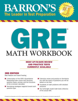 Barron's GRE Math Workbook,Used