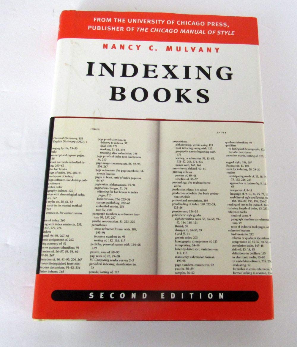 Indexing Books, Second Edition (Chicago Guides to Writing, Editing, and Publishing),Used