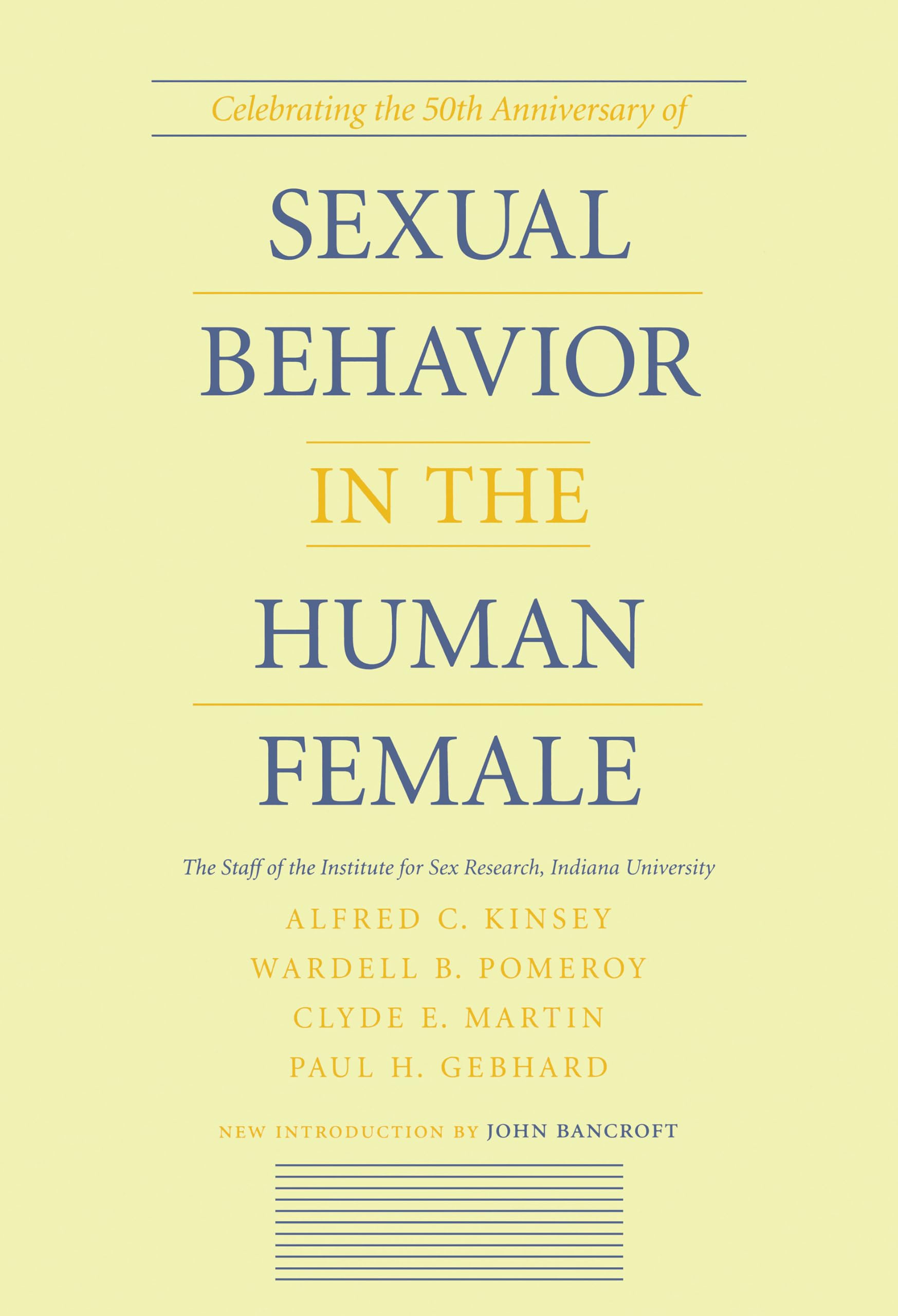 Sexual Behavior in the Human Female,Used