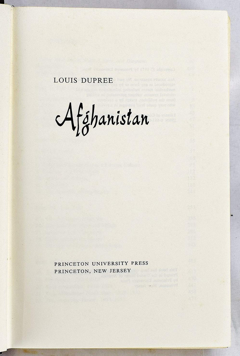 Afghanistan (Princeton Legacy Library, 818),Used