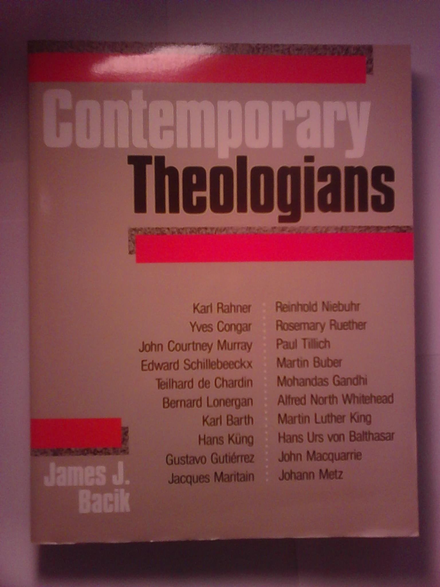 Contemporary Theologians,Used