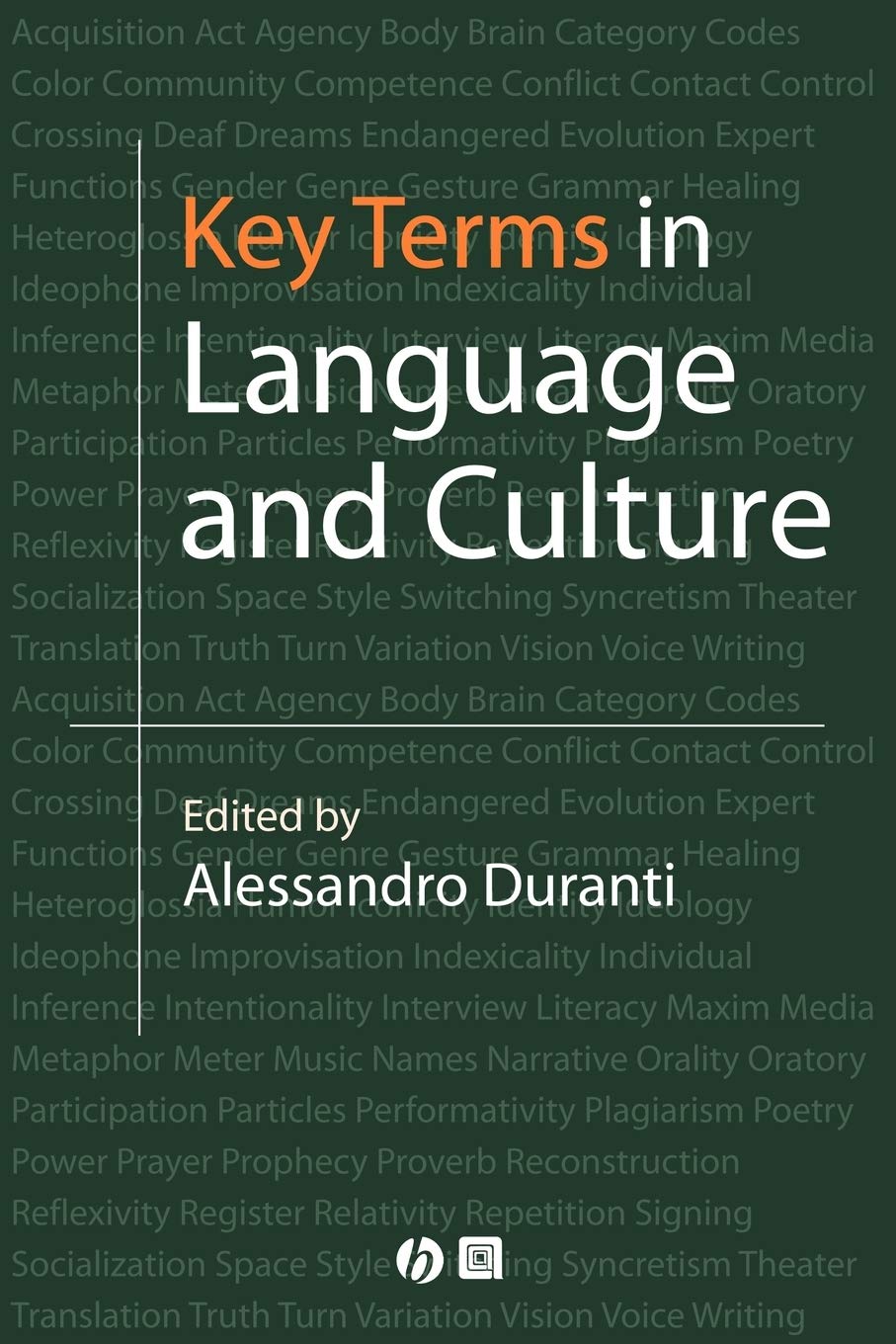 Key Terms in Language and Culture,Used
