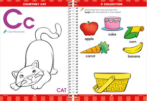 School Zone  Big Preschool Workbook  320 Spiral Pages, Ages 3 to 5, Colors, Shapes, Numbers, Early Math, Alphabet, PreWriting,New
