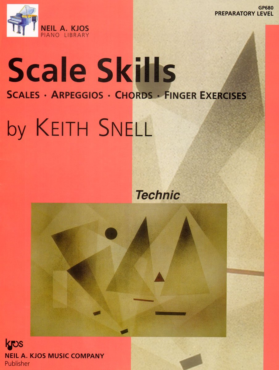 Gp680  Scale Skills  Preparatory Level (Neil A. Kjos Piano Library),Used