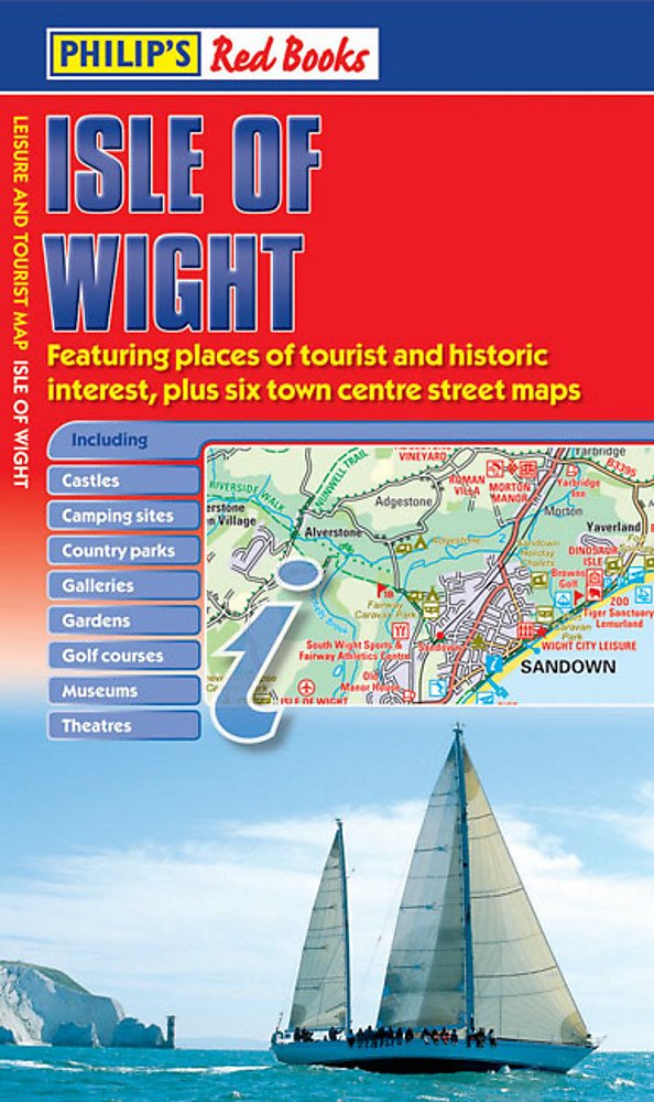 Philip's Red Books Isle of Wight: Leisure and Tourist Map,Used