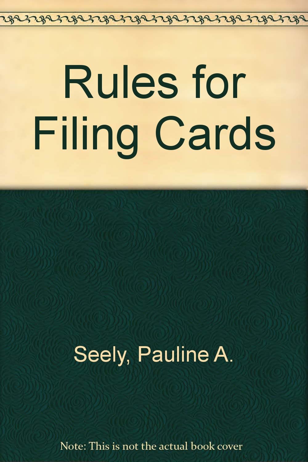 ALA Rules For Filing Catalog Cards,Used