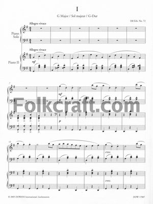 Czerny: Easy Studies  Volume 1 For Piano And Orchestra