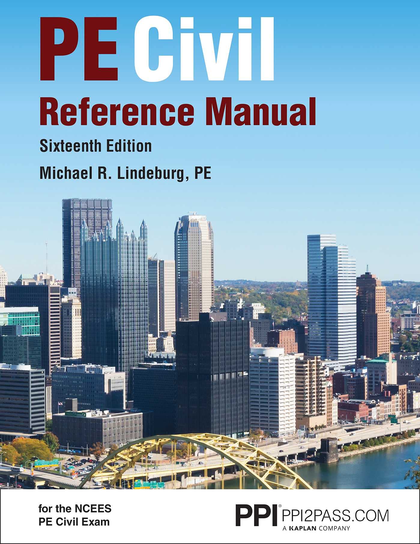 PPI PE Civil Reference Manual, 16th Edition, A Comprehensive Civil Engineering Review Book,Used